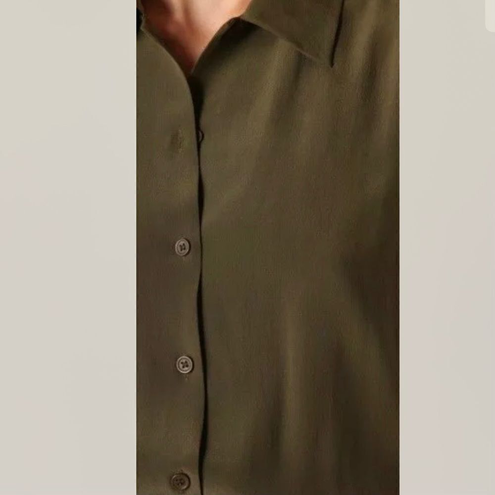 REFORMATION Ricky Army Collared Cut Out Romper - Picture 5 of 8